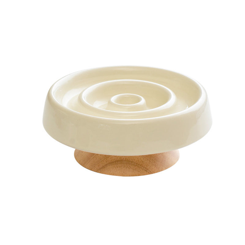 Anti-Gulping Ceramic Slow Feeder Bowl