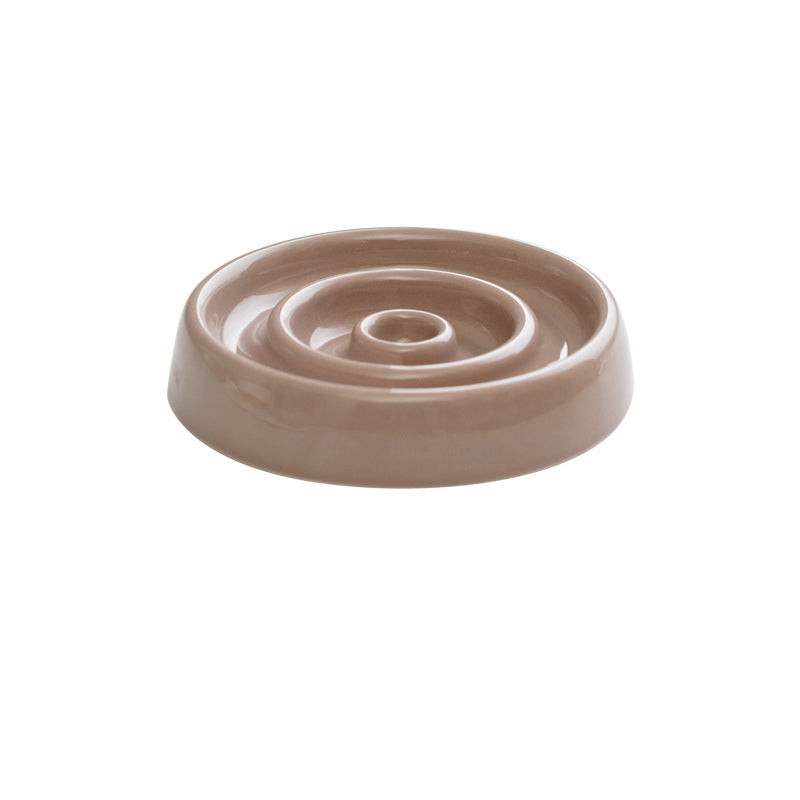 Anti-Gulping Ceramic Slow Feeder Bowl