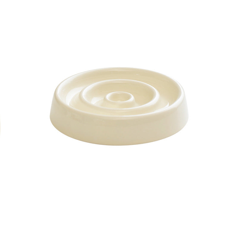 Anti-Gulping Ceramic Slow Feeder Bowl